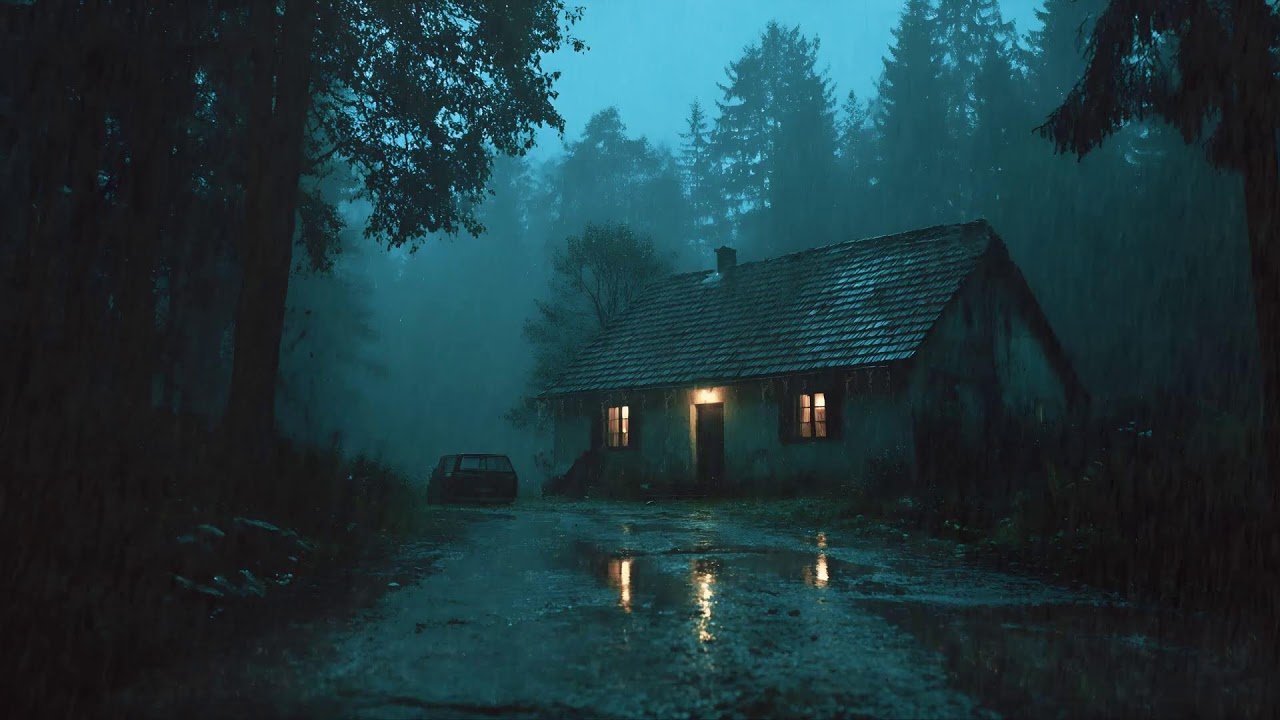 Night Rain Sounds for Sleeping 😴 Calm Rain Ambience for Insomnia & Anxiety Relief