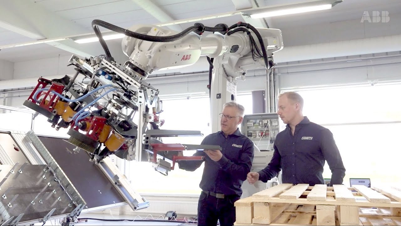Pallspikrobotar för flexibel produktion med hög tillgänglighet