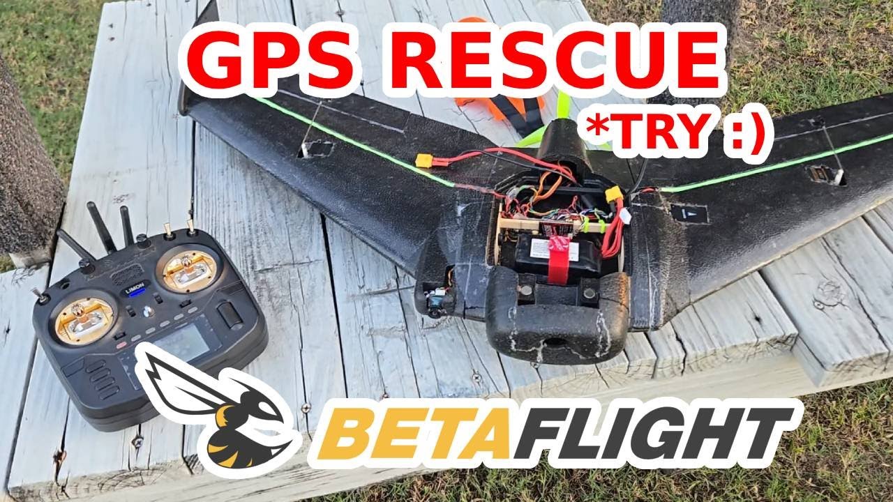 Betaflight GPS rescue on a wing! Video shock lol