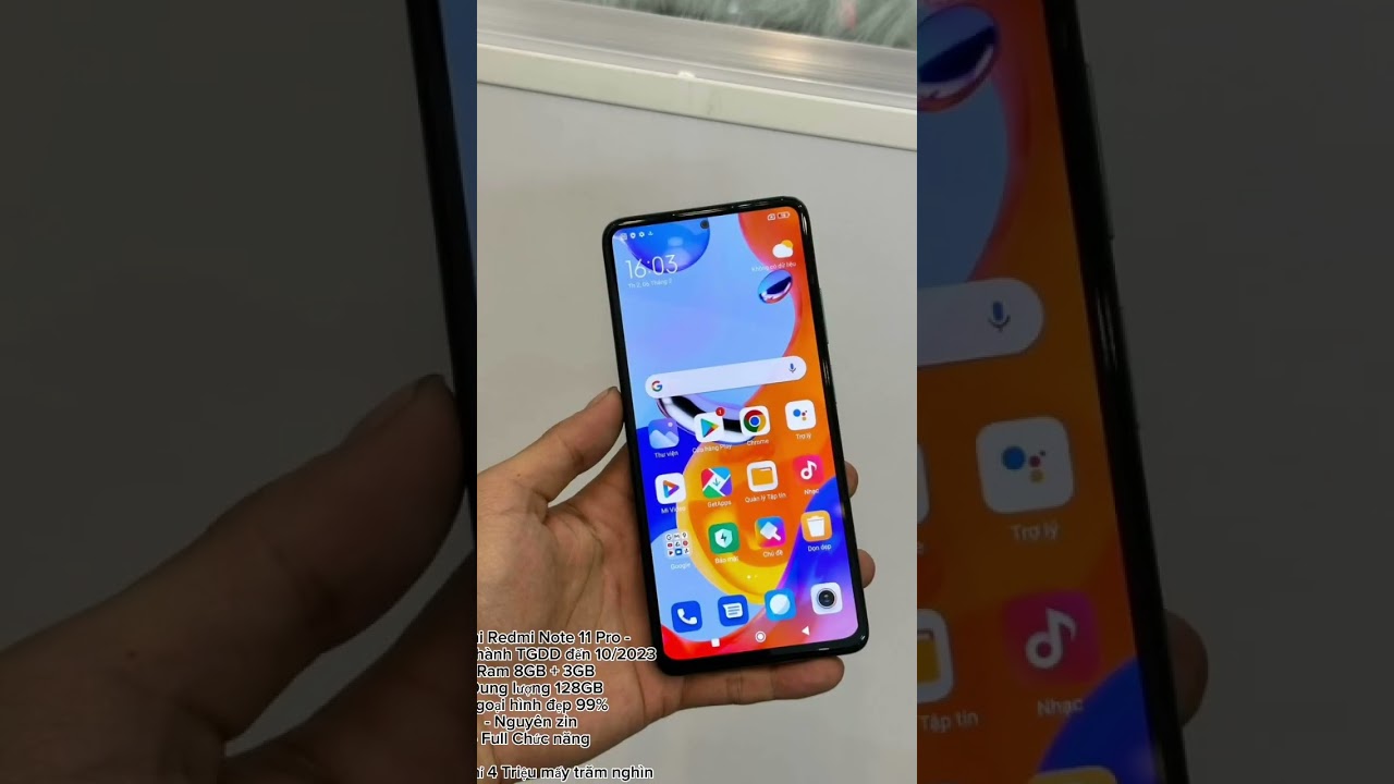 Xiaomi Redmi Note 11 Pro - C&ograve;n bảo h&agrave;nh TGDD đến 10/2023- 8+3/128GB👉 Gi&aacute; chỉ 4 Triệu mấy trăm ngh&igrave;n