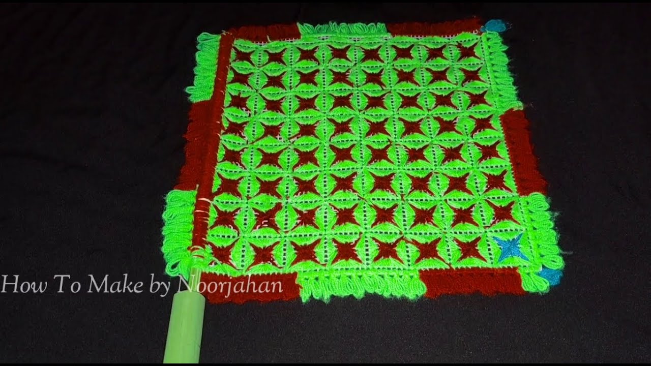pankha ka design | bena ki design | haath se bana pankha | DIY Hand Fan Design | Plastic canvas