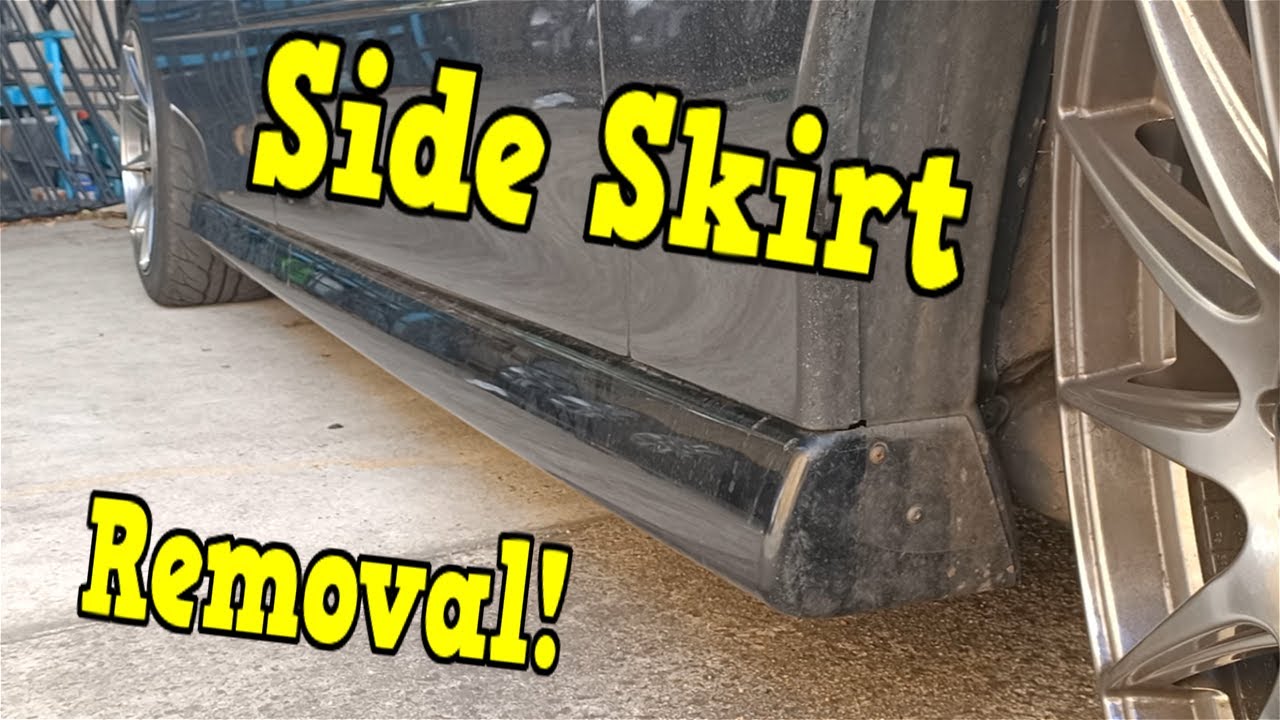 How To Remove Side Skirts! - VY Commodore