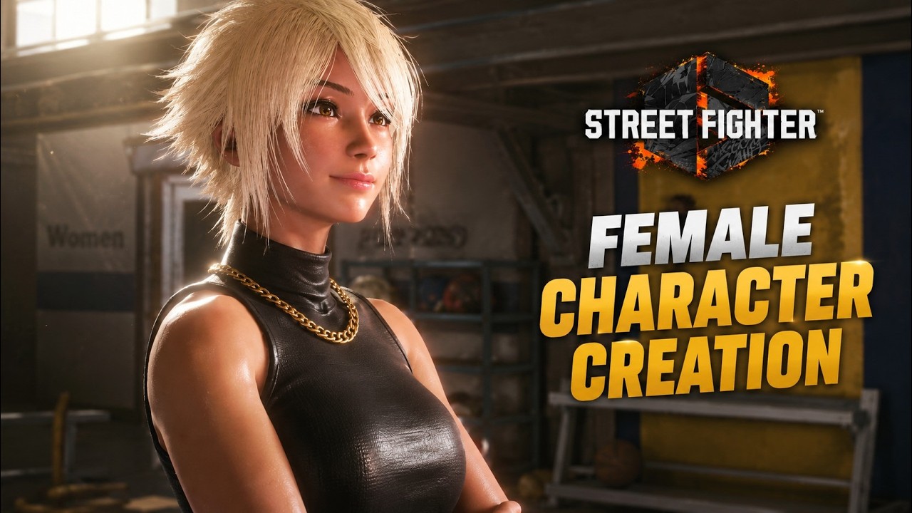 Street Fighter 6 blonde perfection female character creation (the recipe code in the comments)