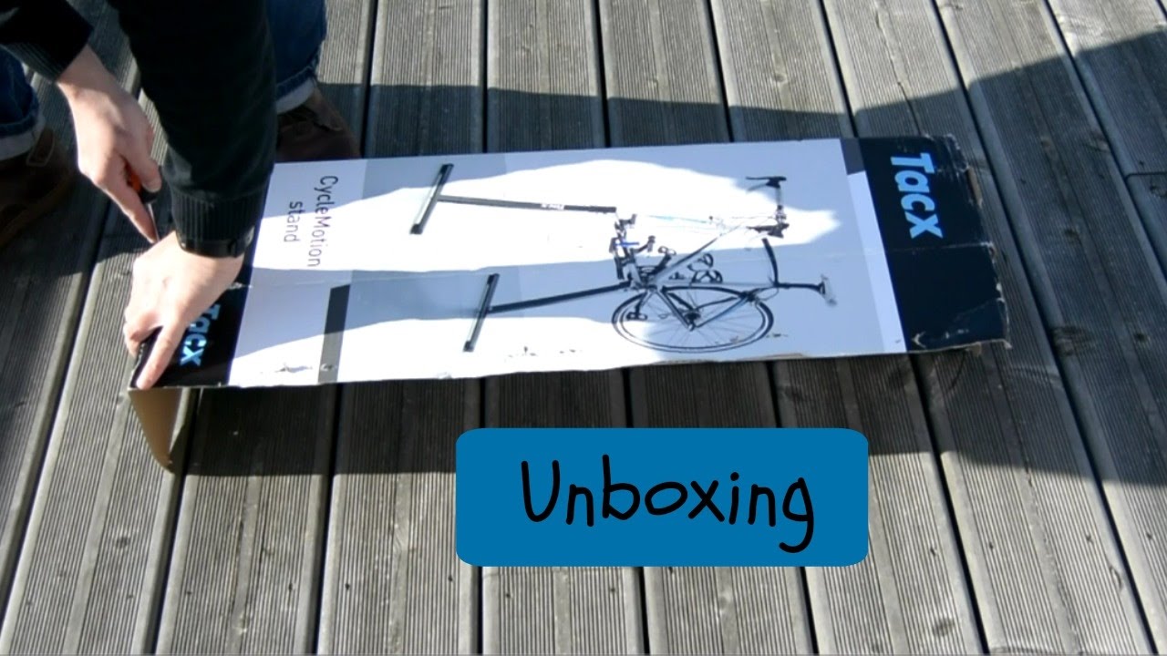 [UNBOXING] Pied d'atelier Tacx Cyclemotion