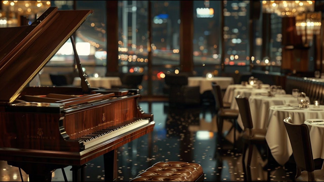 Vintage American Jazz Piano | 1940s–1950s Retro Cafe Atmosphere | Vinyl Mood