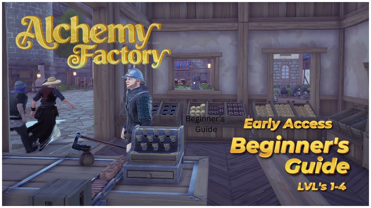 New 10/10 Automation Game || Alchemy Factory Early Access Full Beginners Guide Lvls 1-4