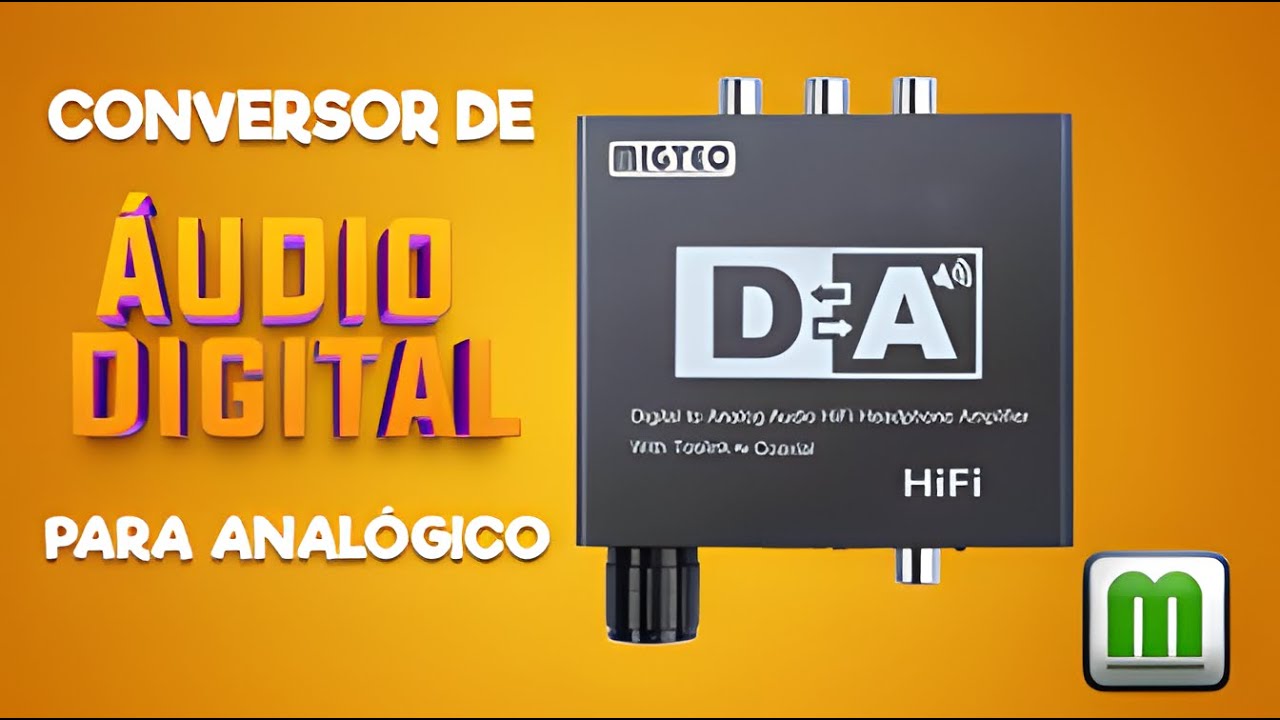 Conversor de áudio digital para analógico como configurar modo PCM