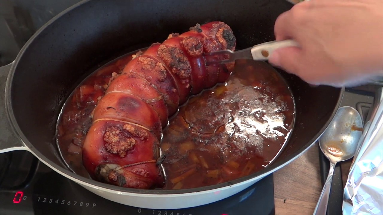 Kochen mit Traudl - Spanferkel-Rollbraten