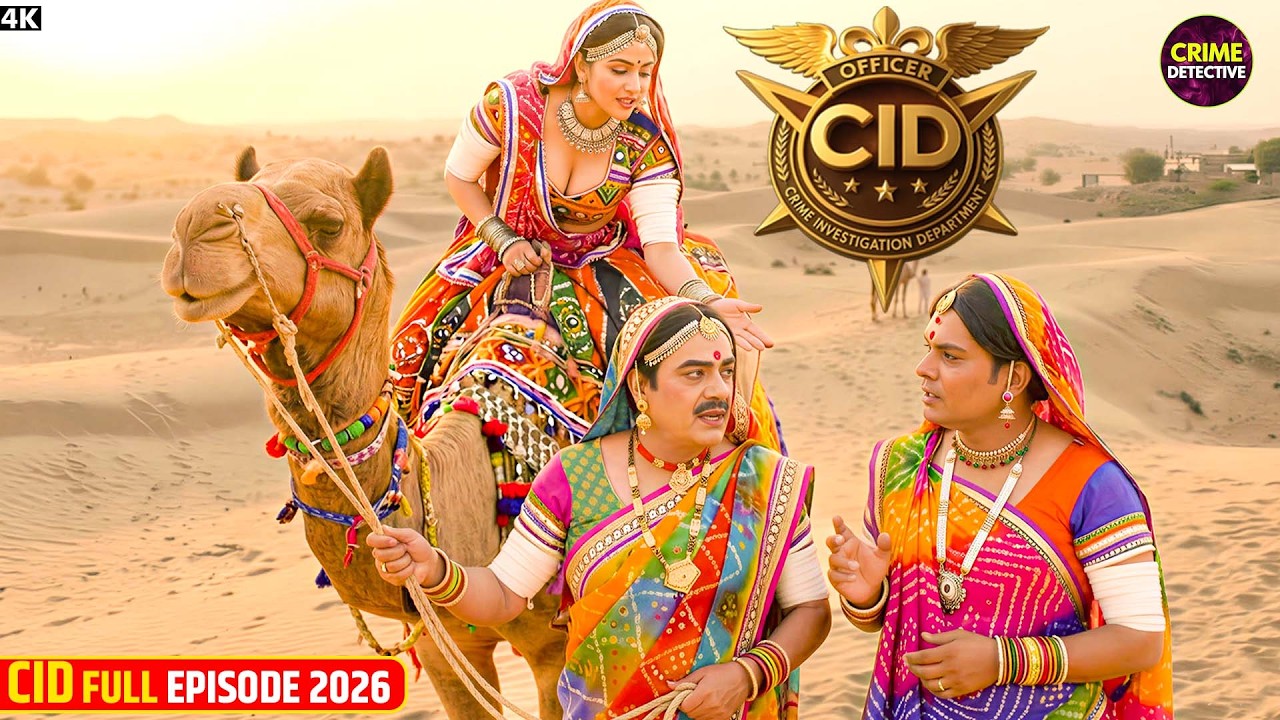 सी.आई.डी. | राजस्थानी किन्नर बनके रेतीले टिल्ले पर ऊँट लेके खूनी ढूंढने गई CID टीम | Crime Detective
