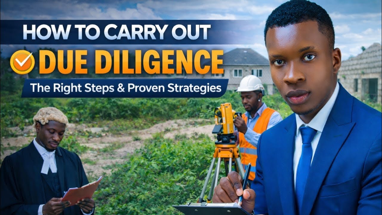 HOW TO CARRY OUT DUE DILIGENCE IN NIGERIA ( AVOID LOSING MILLIONS) 