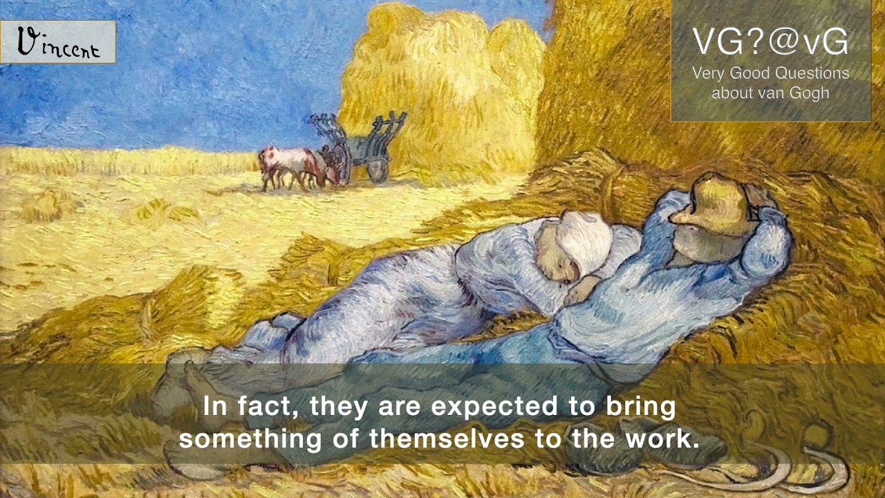 Why did Vincent van Gogh copy other artists' work?
