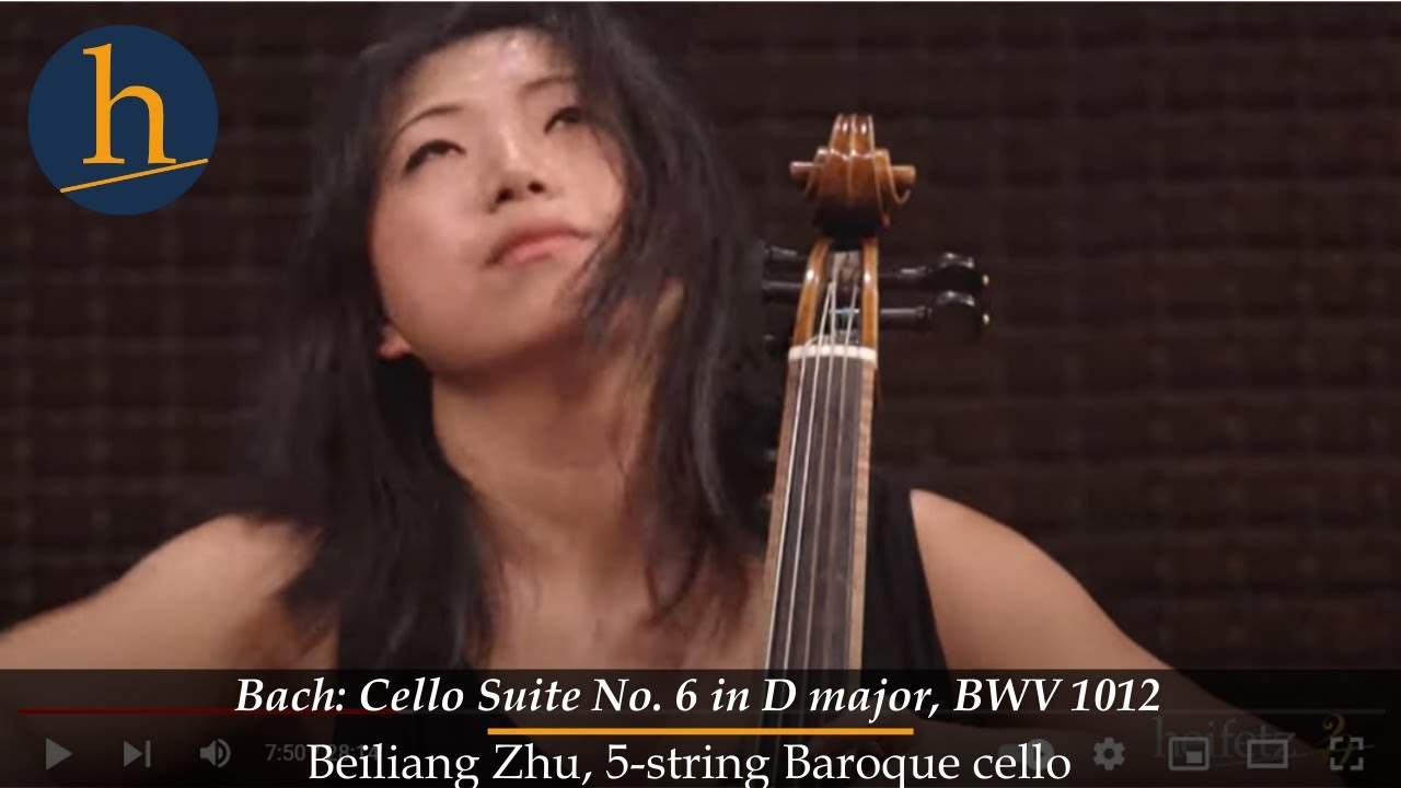 Bach: Cello Suite No. 6 in D major, BWV 1012 | Beiliang Zhu, 5-string Baroque cello