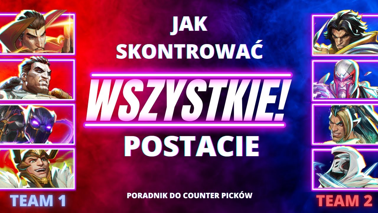 Jak skontrować WSZYSTKIE postacie w marvel rivals!