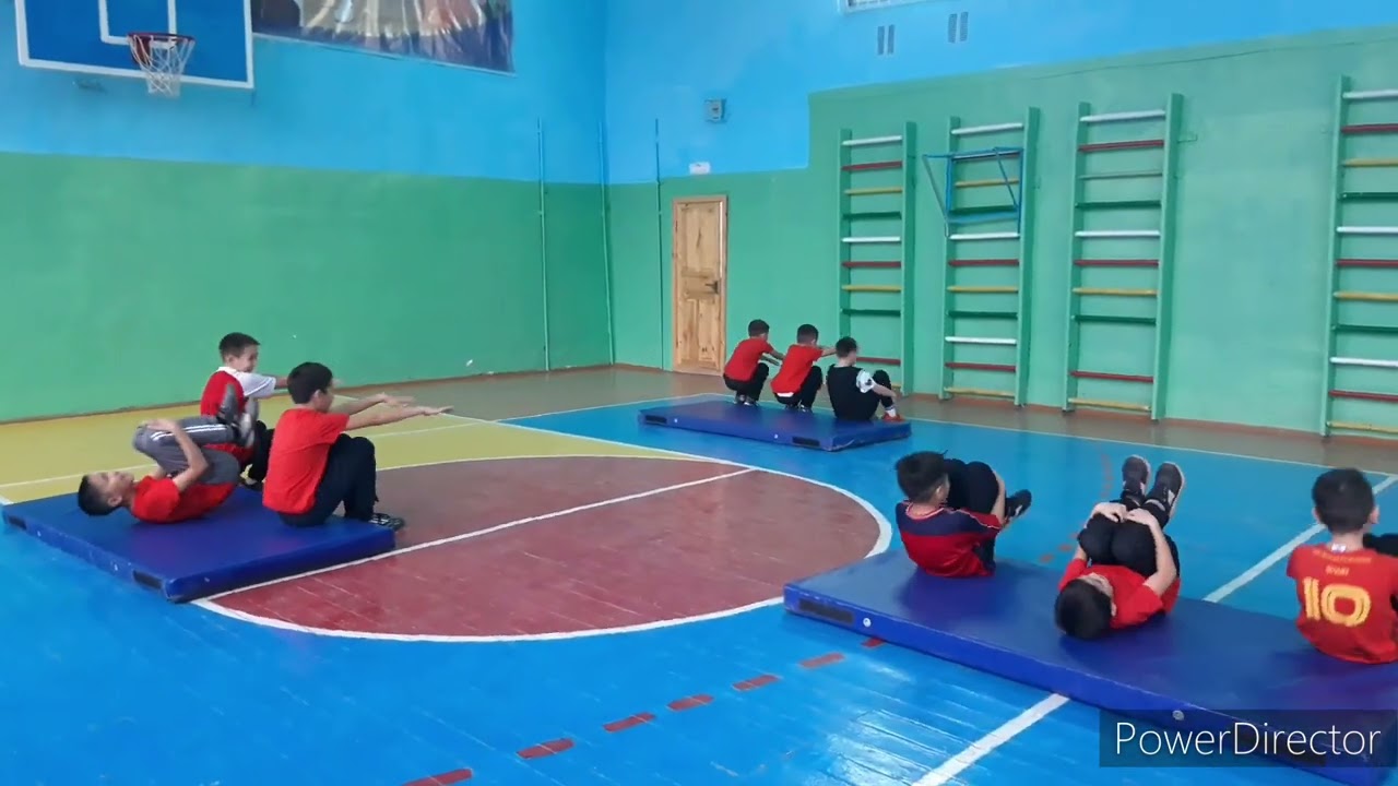 Гимнастикалық төсеніште орындауға болатын жаттығулар