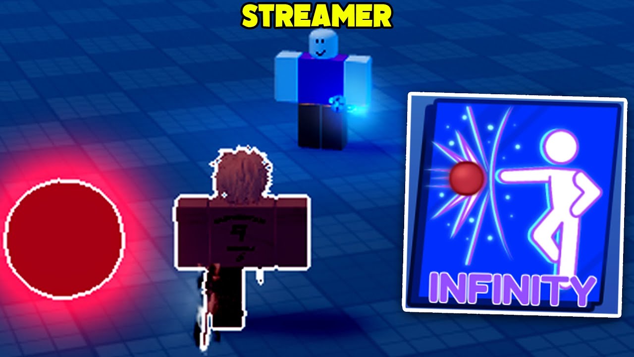 TROLLING STREAMERS WITH INFINITY in Blade Ball...