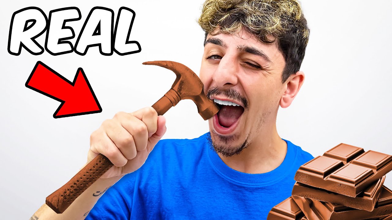 IS IT REAL OR CHOCOLATE CHALLENGE **impossible**