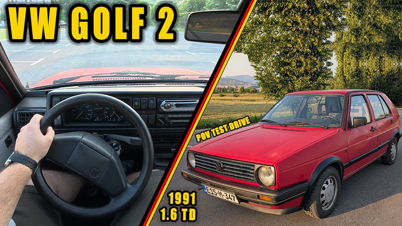 VOLKSWAGEN GOLF 2 1.6 TD | POV TEST DRIVE | GERMAN ENGINEERING FROM 1991! | TRUE LEGEND | 4K