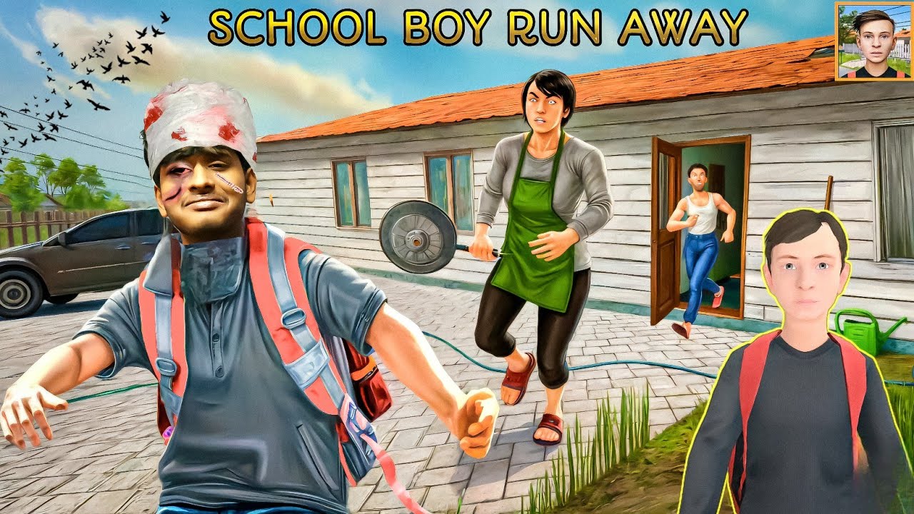 School boy run away 🤣 funny gameplay in tamil|On vtg!