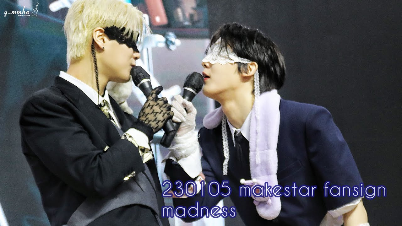 230105 메이크스타 대면팬싸(makestar fansign) -madness dance moonbin&sanha