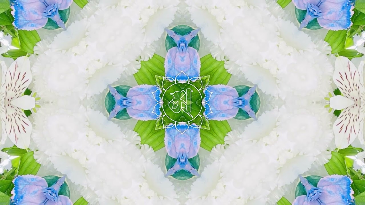 【睡眠用BGM】花万華鏡×水の声 | エネルギーを整える周波数音楽 8時間 #528hz #ソルフェジオ周波数 #watervoice