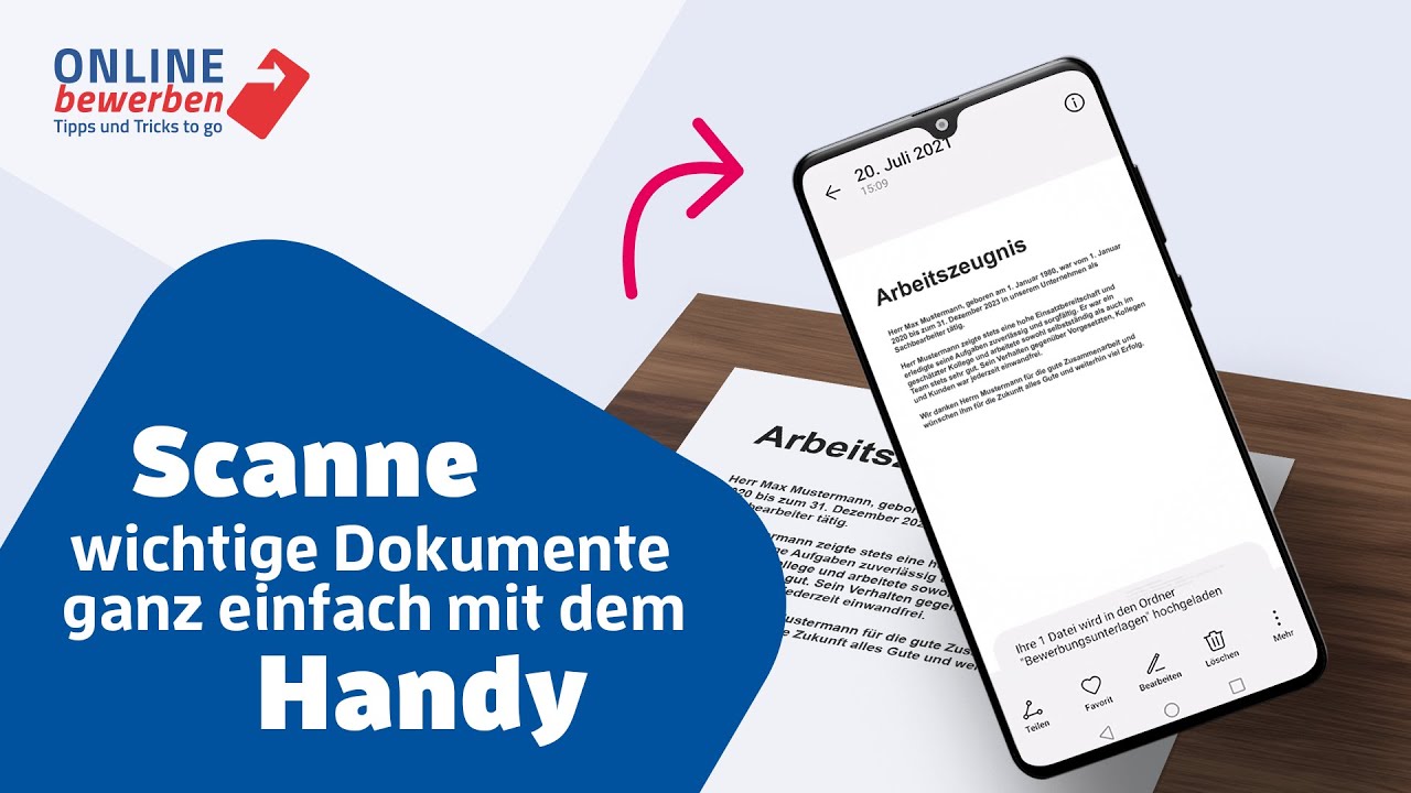 Dokumente scannen und digitalisieren mit dem Handy (Android & iOS)
