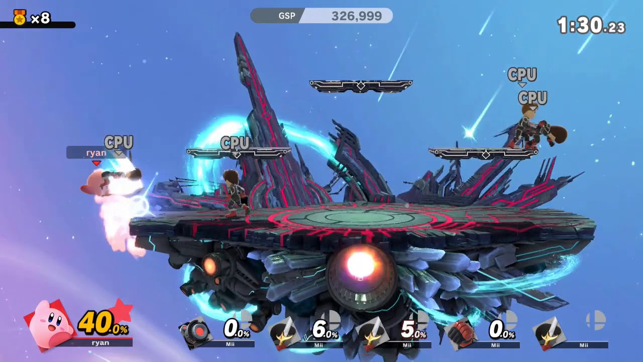 Smash Ultimate - Getting 25 kills in Cruel Smash with Classic Kirby technique