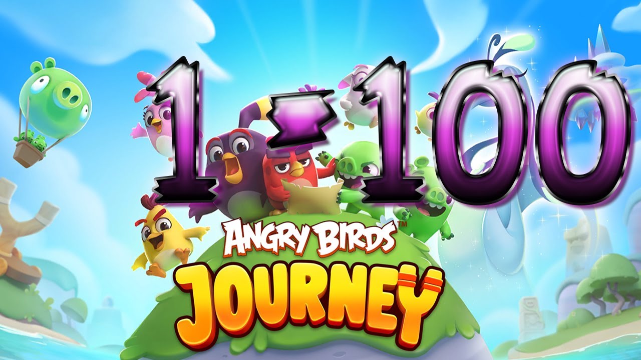 Angry Birds Journey Levels 1 to 100 walkthrough gameplay