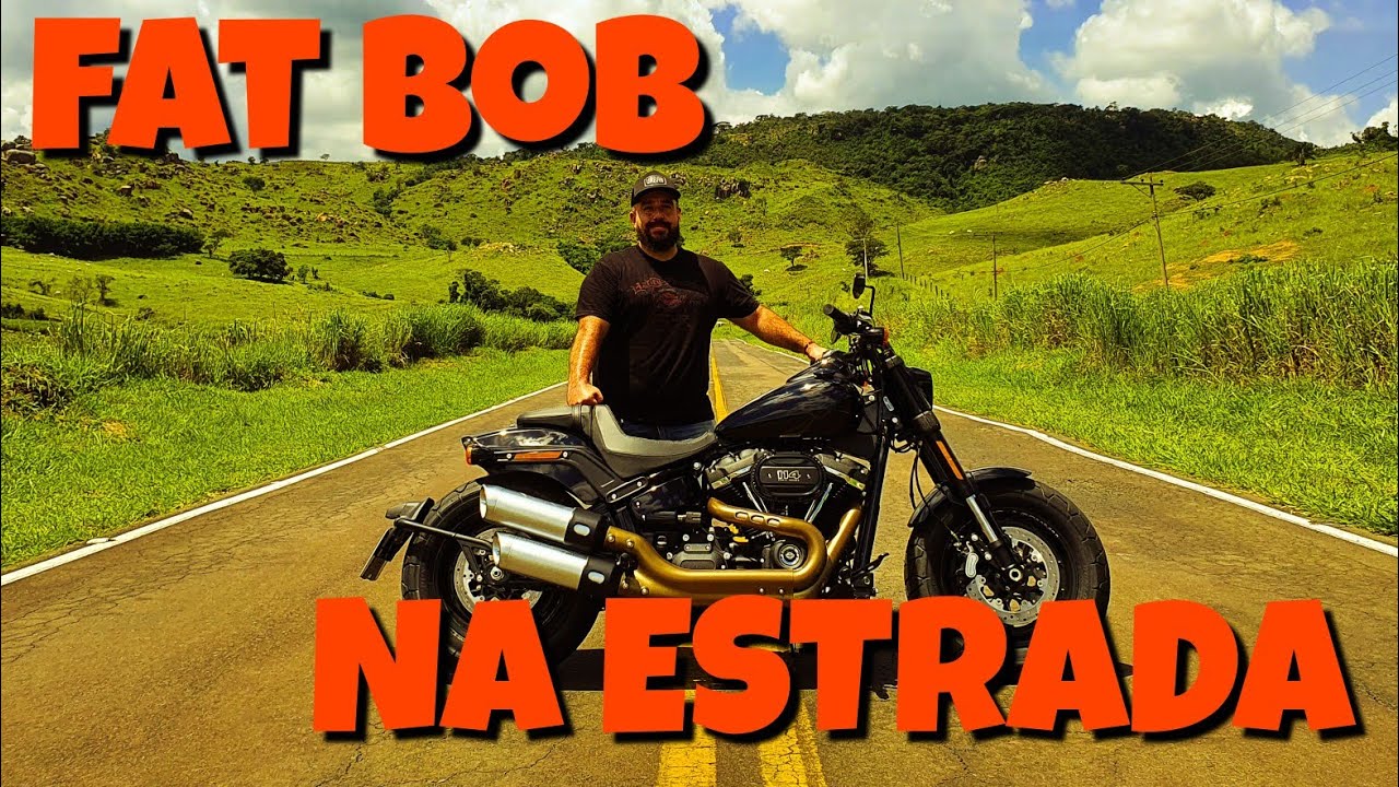 Harley Davidson Fat Bob é boa de curva? - Teste Ride Avaliação #harleydavidson #fatbob