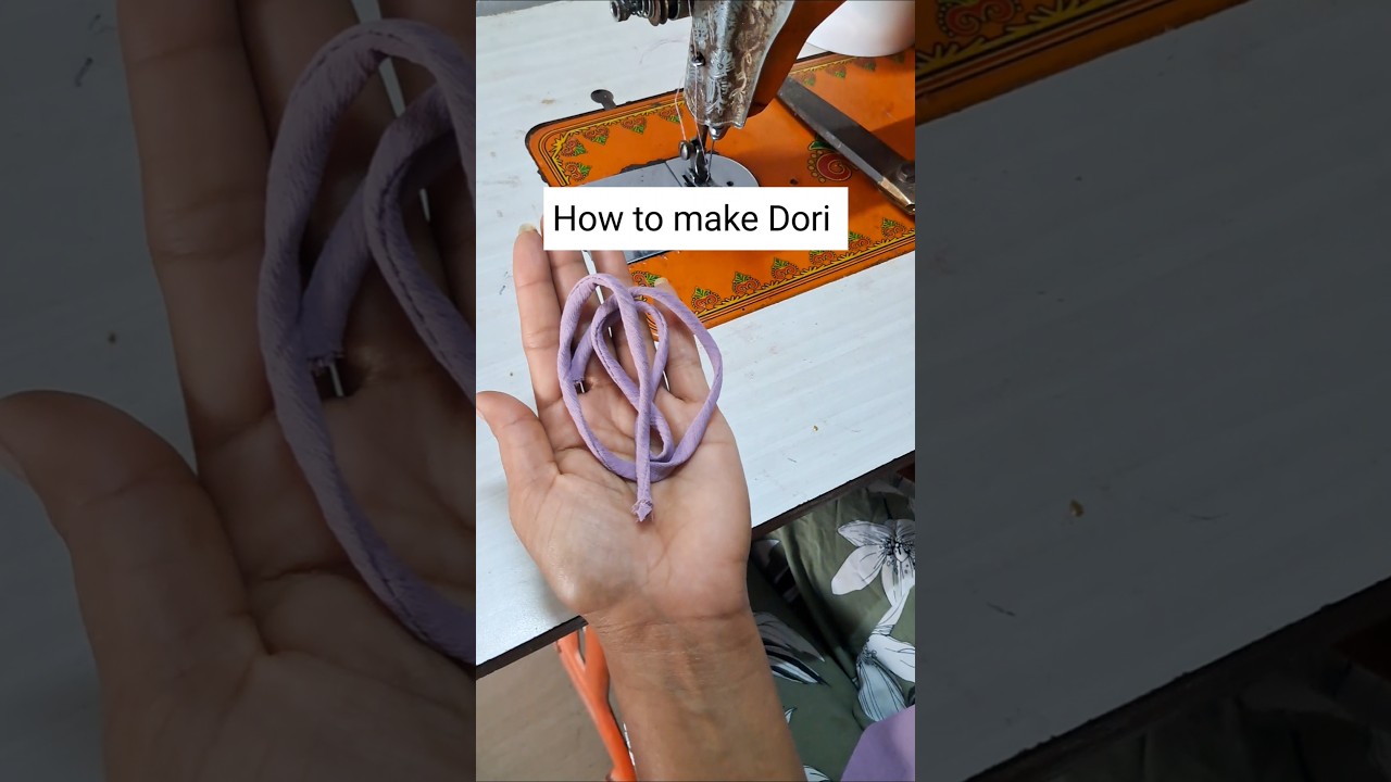 How to make designer blouse string in 2 minutes 😲👌 #shorts #sewingtips