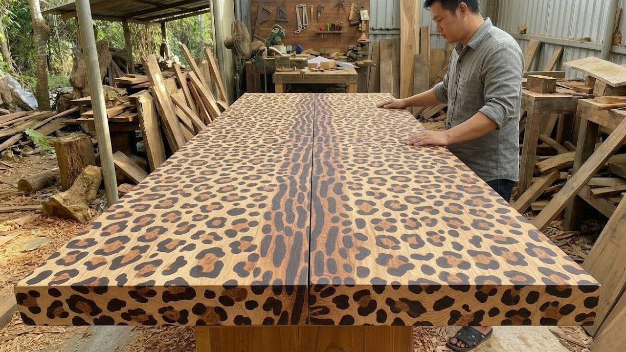 Incredible Unique Wood! Amazing Young Carpenter Skills! Very Effective Result!