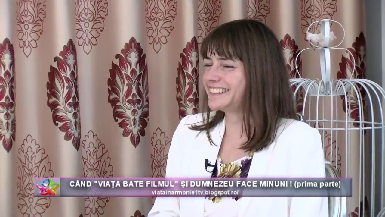 VIATA IN ARMONIE OANA ELIZA CLOPOTEL C&Acirc;ND VIATA BATE FILMUL ȘI DUMNEZEU FACE MINUNI 07.11.2020 - 1