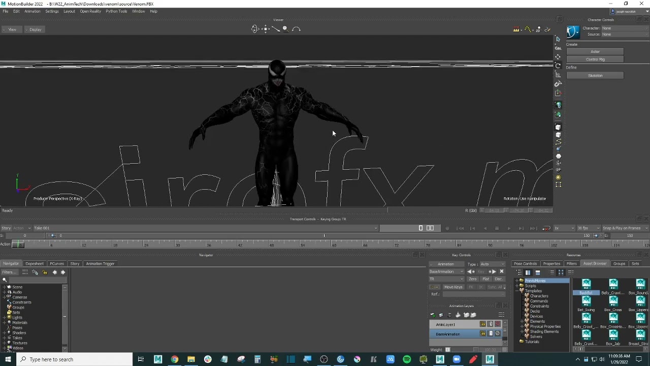 Week 2 Motionbuilder Characterization & Mixamo