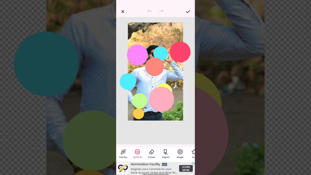 Background eraser app sa image background remove kaise kare || 