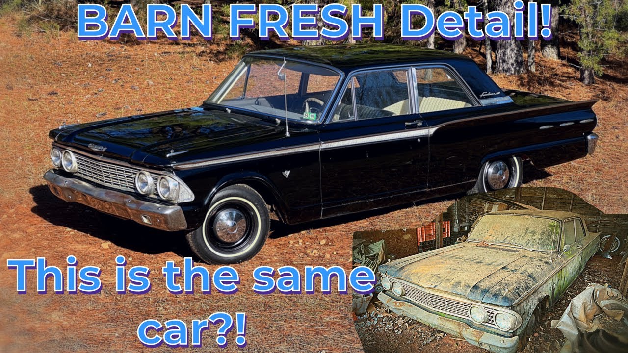Находка в амбаре. Спасение Ford Fairlane! Первая мойка за 29+ лет! Часть 2