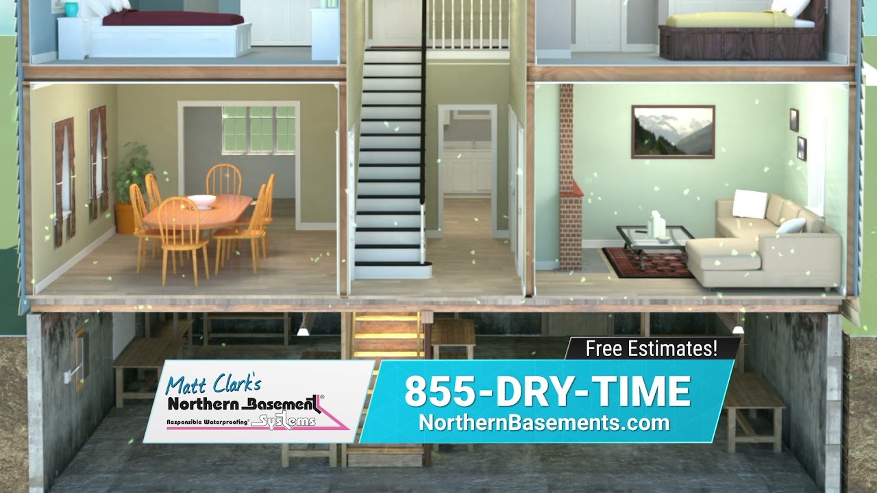 Concord, New Hampshire, All Things Basementy! Matt Clark's Northern Basement Systems.  855-DRY-TIME