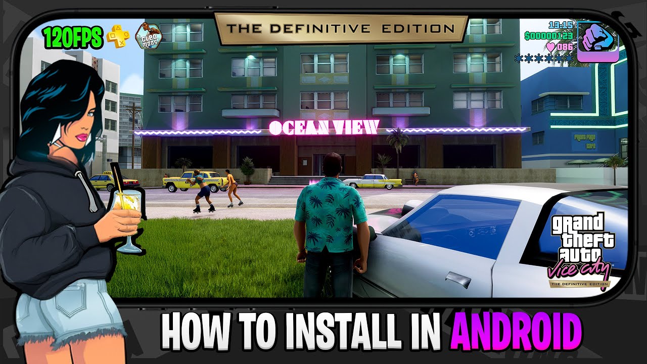 ! How To Play GTA Vice City Definitive Edition On Android/IOS🔥🤯 |  [GFX + Cleo]