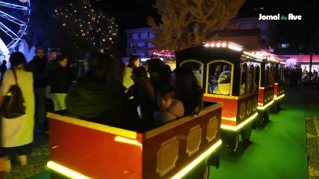 Santo Tirso inaugurou iluminação de Natal