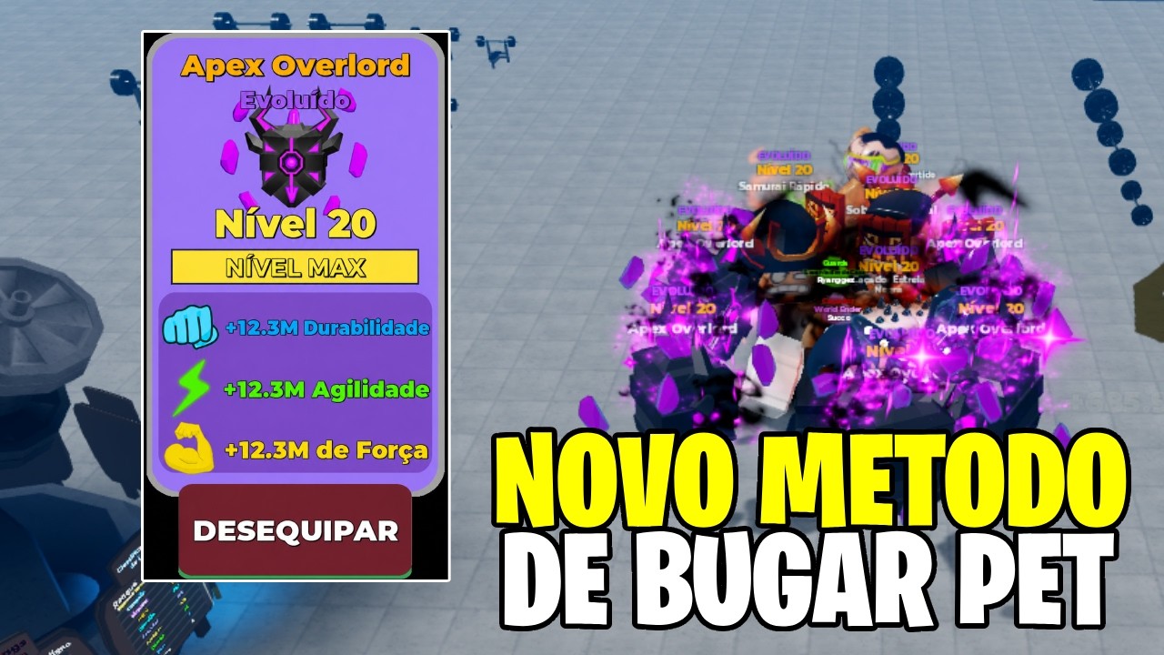🔥 ESSE E O NOVO BUG DOS PETS UPDATE DO MUSCLE LEGENDS!!