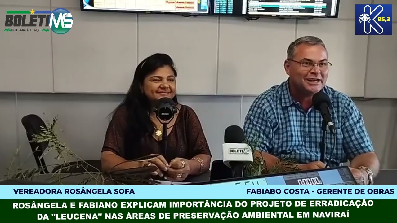 VEREADORA ROSÂNGELA E GERENTE FABIANO COSTA EXPLICAM IMPORTÂNCIA DO PROJETO DE ERRADICAÇÃO 