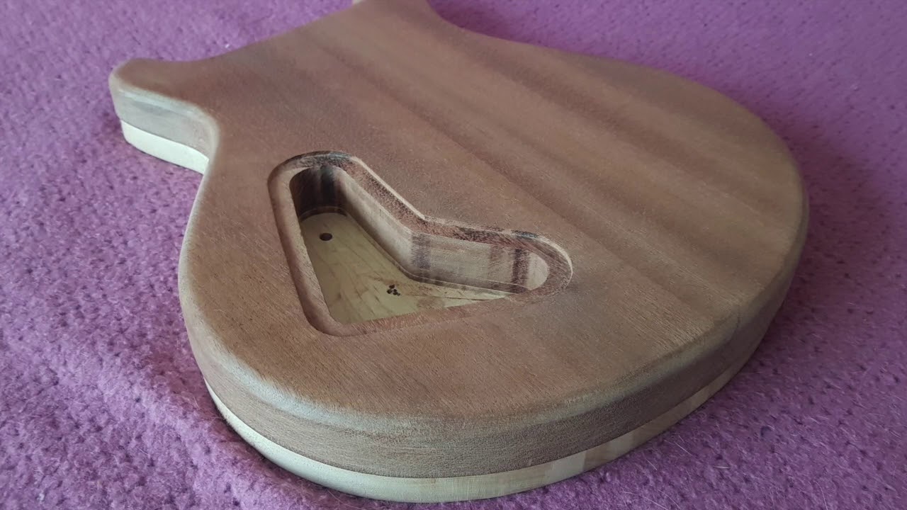 Construcción de guitarra eléctrica tipo PRS piezo. Parte 2: Cuerpo