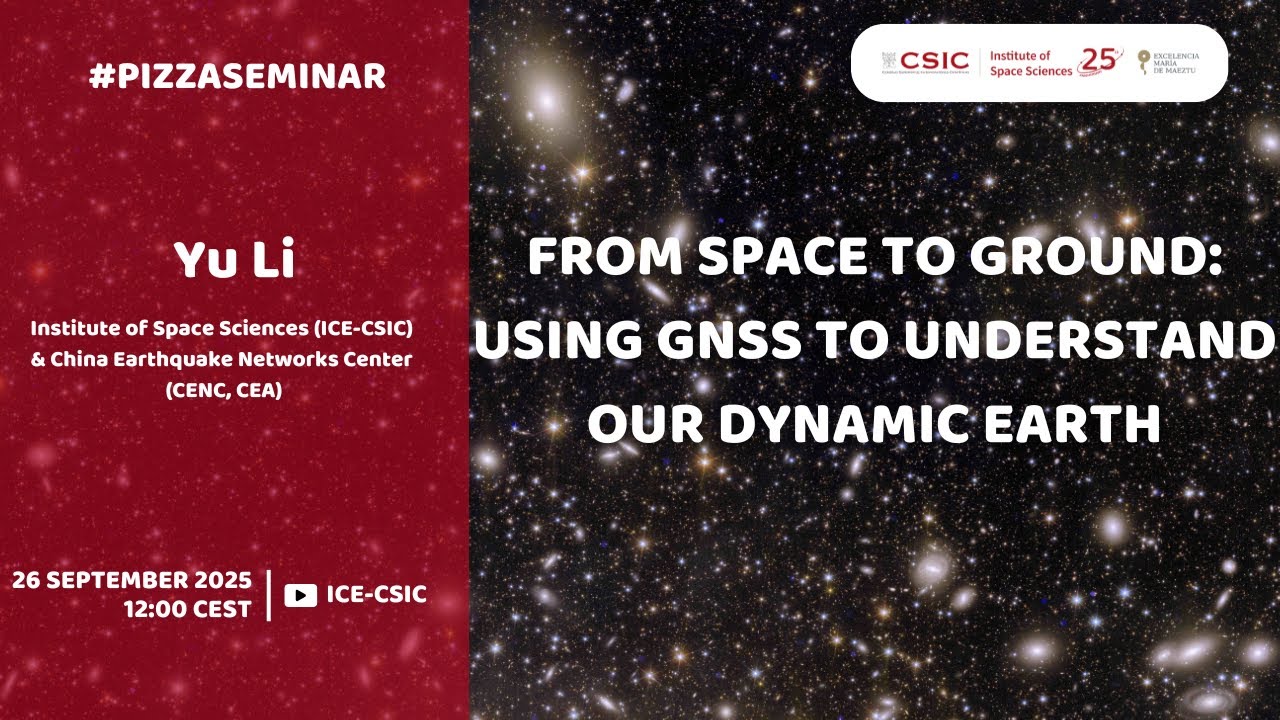Yu Li - From Space to Ground: Using GNSS to Understand Our Dynamic Earth