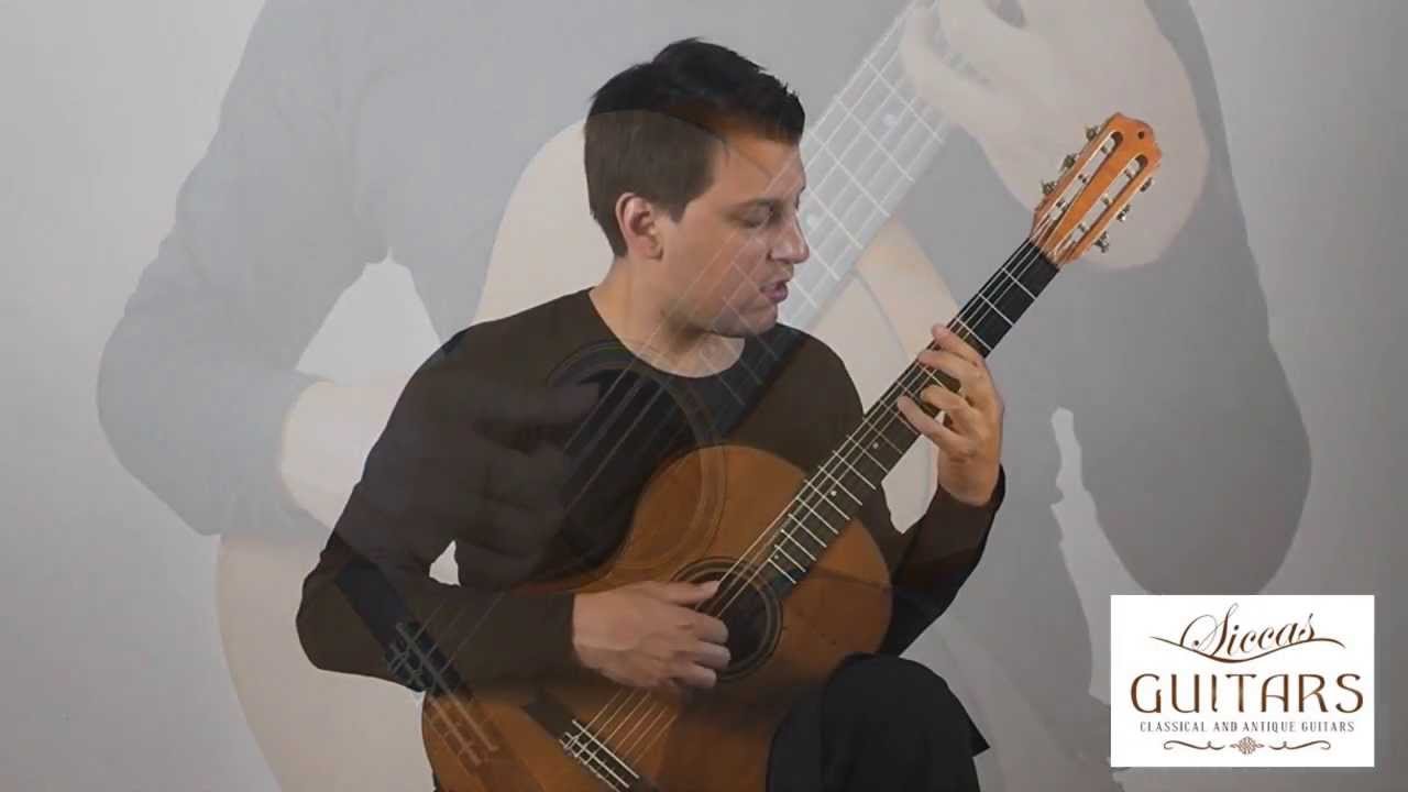 Villa Lobos etude 2 on a Hauser 1913 Classical Guitar - Tal Hurwitz