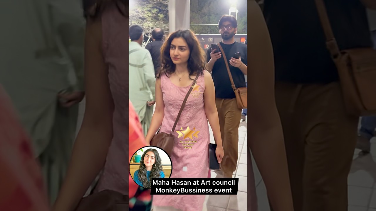 #mahahasan spotted at art council #MonkeyBussiness event#thorpr #allpakshowbizstarz #foru