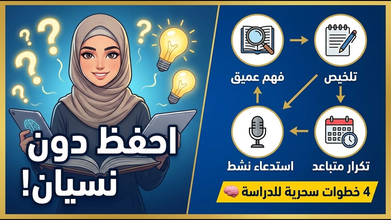 احفظ بدون نسيان للامتحان