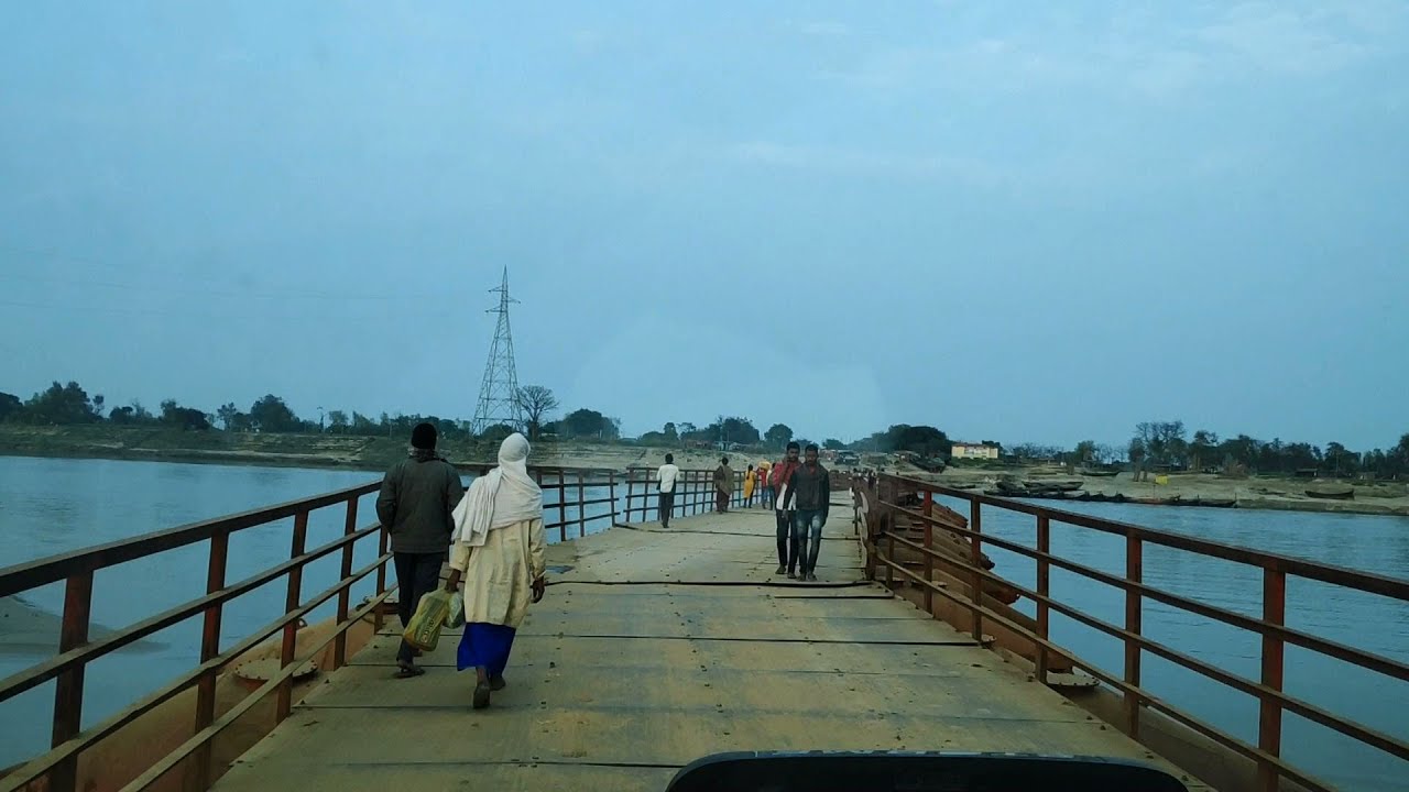 PipaPul at Kachi Dargah Connect for Patna District to Raghopur Vaishali (कच्ची दरगाह पीपा पुल)