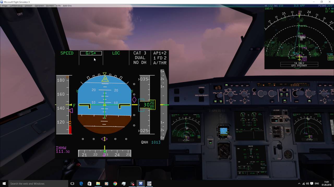 Основы FSLabs A320-X: FMA — индикатор режима полета