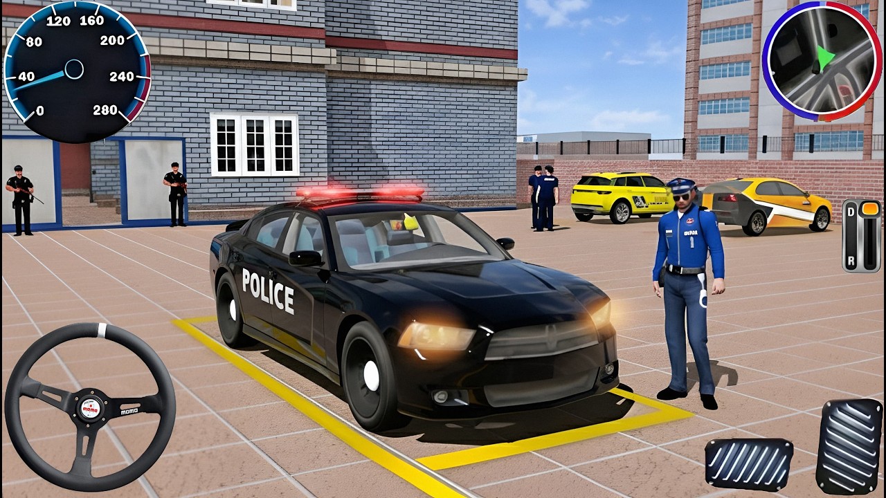 Police Car Chase Simulator 3D Game - Real Cop Cars Driving Simulator 2025 - Android GamePlay