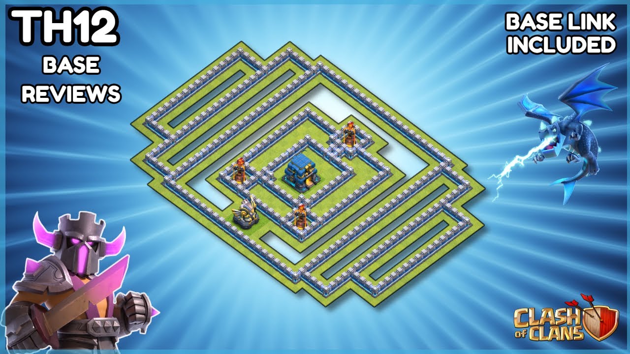 *NO ENTRY!* NEW TH12 BASE REVIEW (With Link) - Awesome Town Hall 12 Base - Clash of Clans - #43