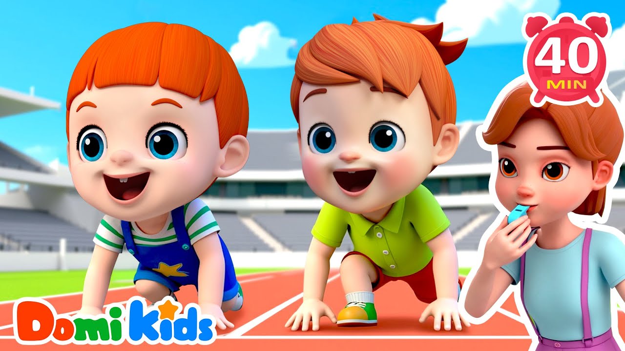 Ready, Go!🏃‍♂️🏅Fun Sports Day Song & More Kindergarten Songs | Nursery Rhymes | Domi Kids
