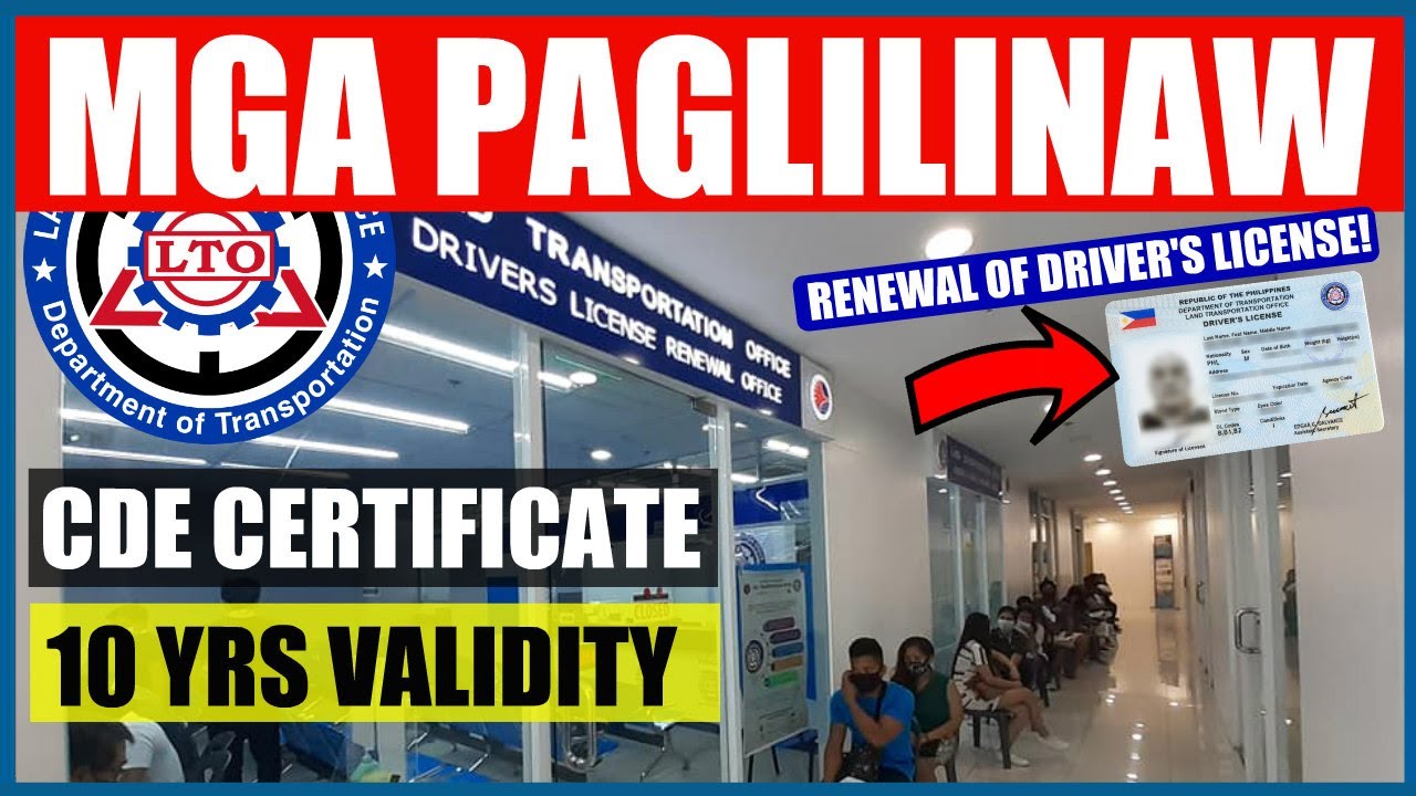 MGA PAGLILINAW SA PAGRENEW NG DRIVER'S LICENSE | LTO RENEWAL OF DRIVER'S LICENSE